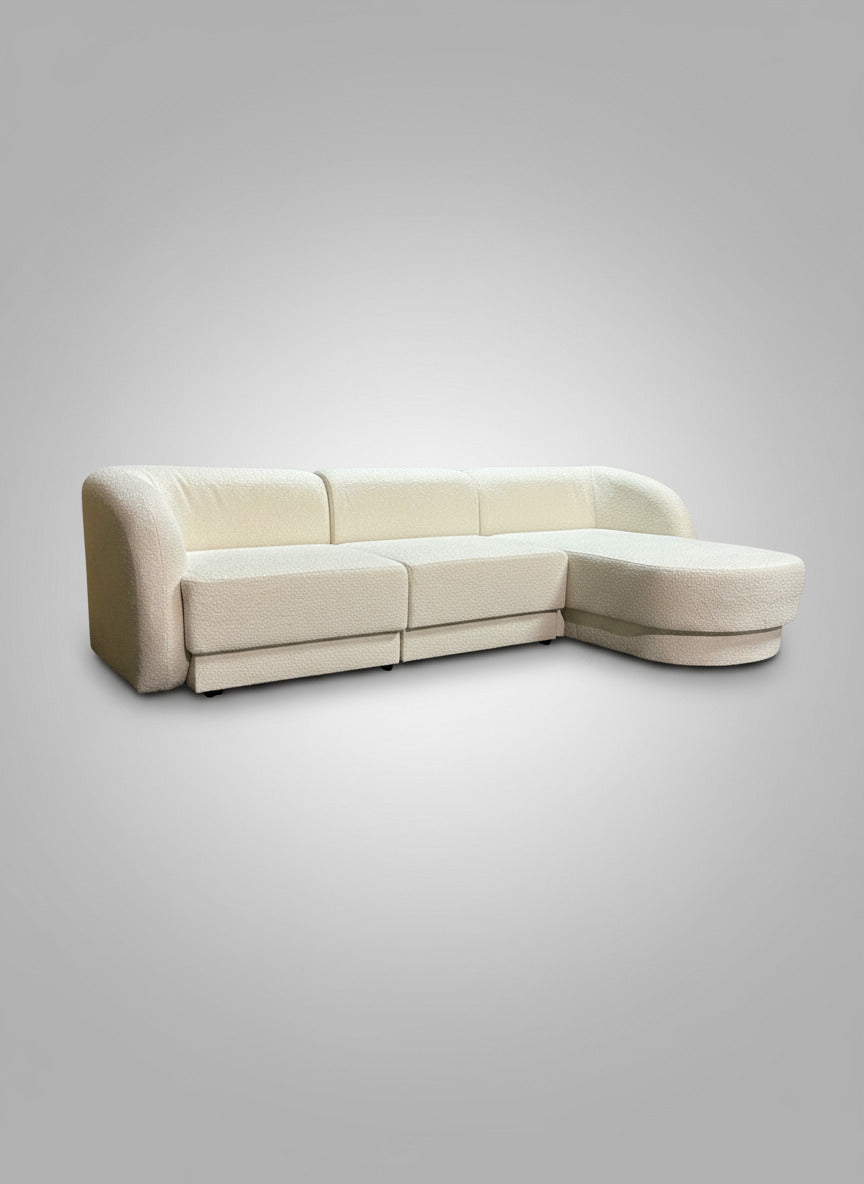 Polsterecke von Micadoni, Bouclé-Stoff