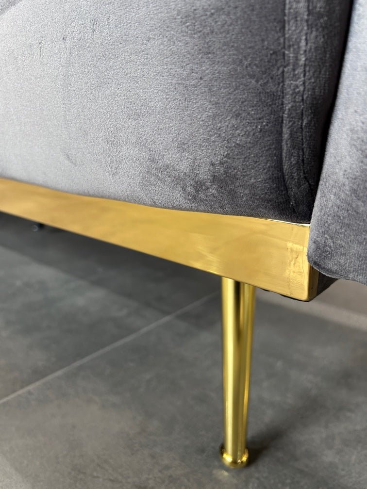 Schlafsofa – Funktionalität trifft Luxus-Samt - Couch für Dich