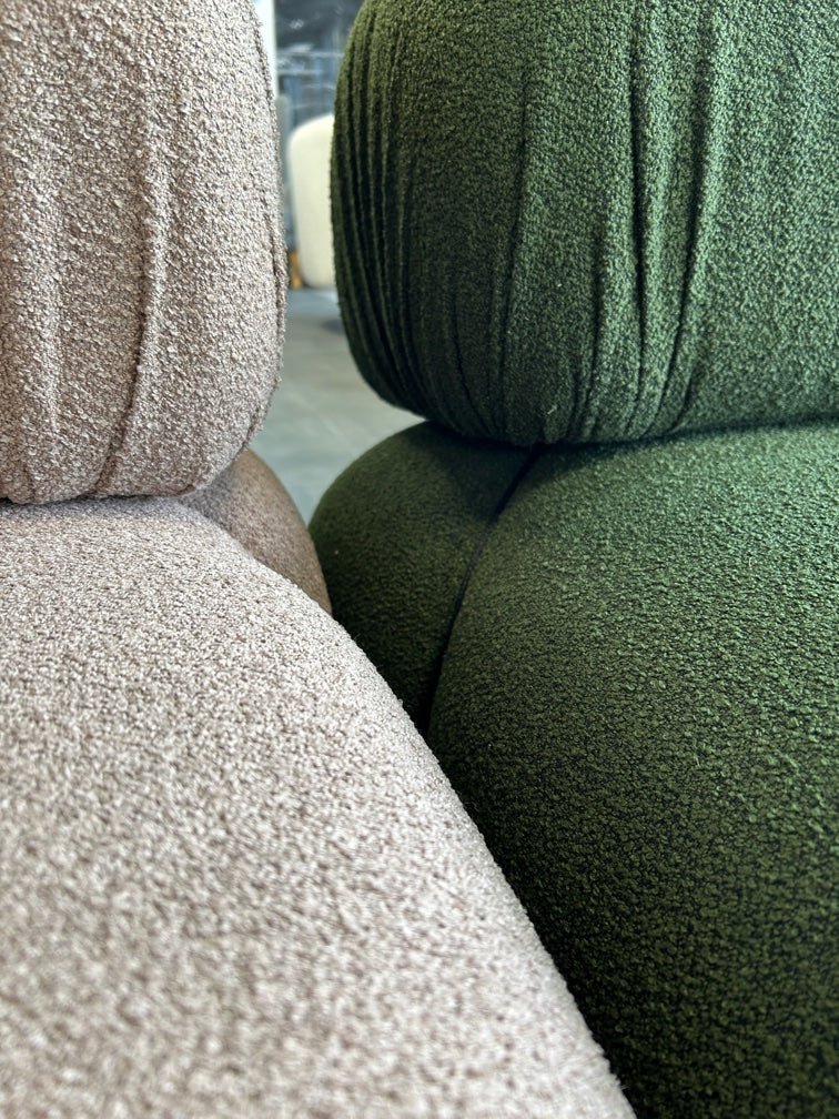 Modulares Designer-Duo – Ikonischer Bubble-Look - Couch für Dich