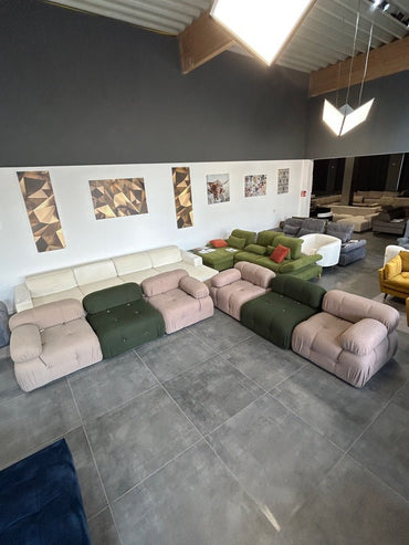 Modulares Designer-Duo – Ikonischer Bubble-Look - Couch für Dich