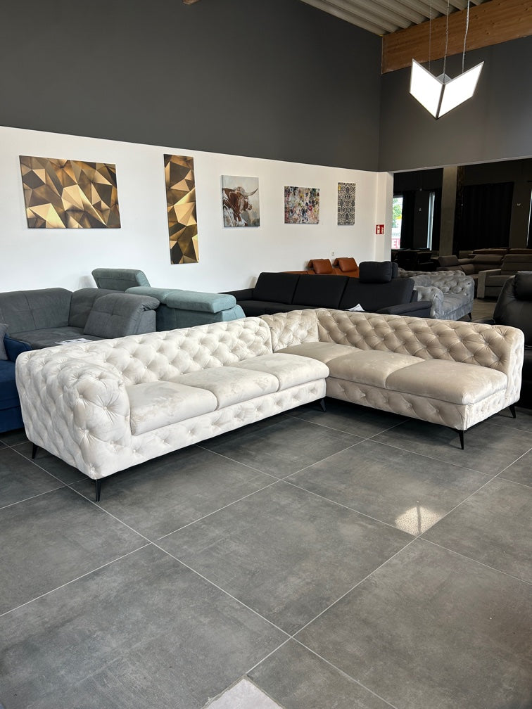 Chesterfield Ecksofa – Retrolook