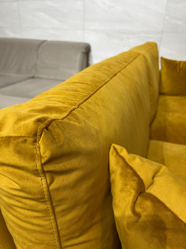 Sofa, Samt in 3 Farben