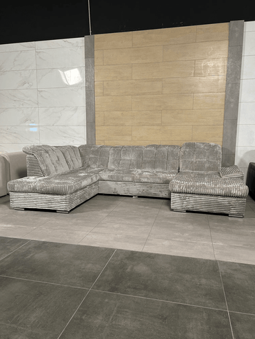 Wohnlandschaft mit Bett & Bettkasten - Couch für Dich