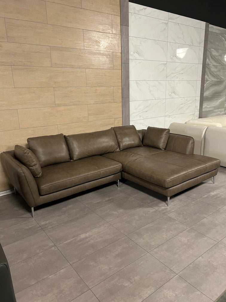 Designer Polsterecke – Echtleder