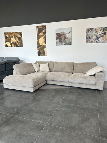 XXXL Marken-Polsterecke – Luxus-Komfort im Cord-Look - Couch für Dich