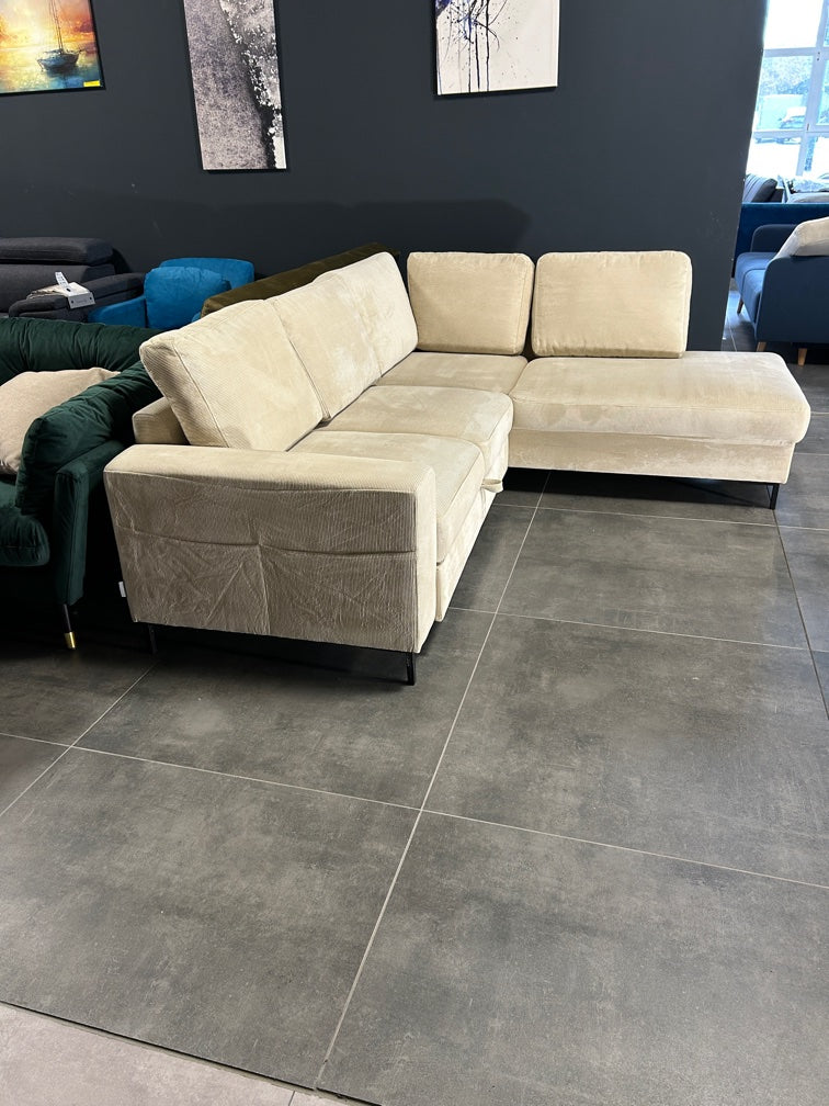 Polsterecke im Nordic Design mit Bett