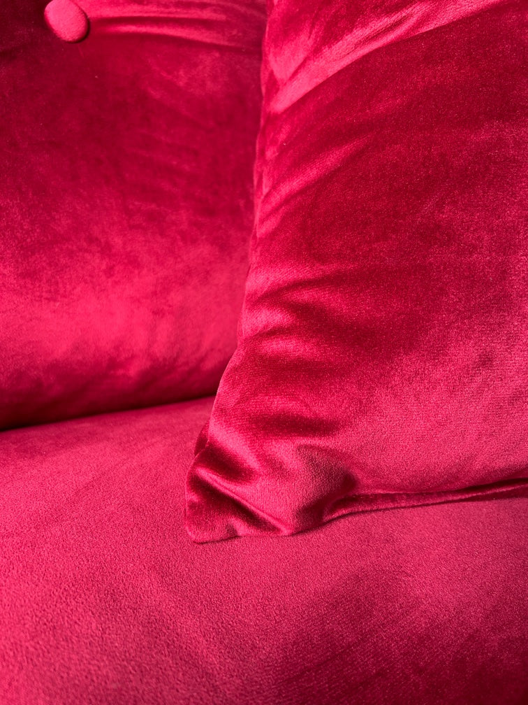 Retro-Kuschelsessel in Rot