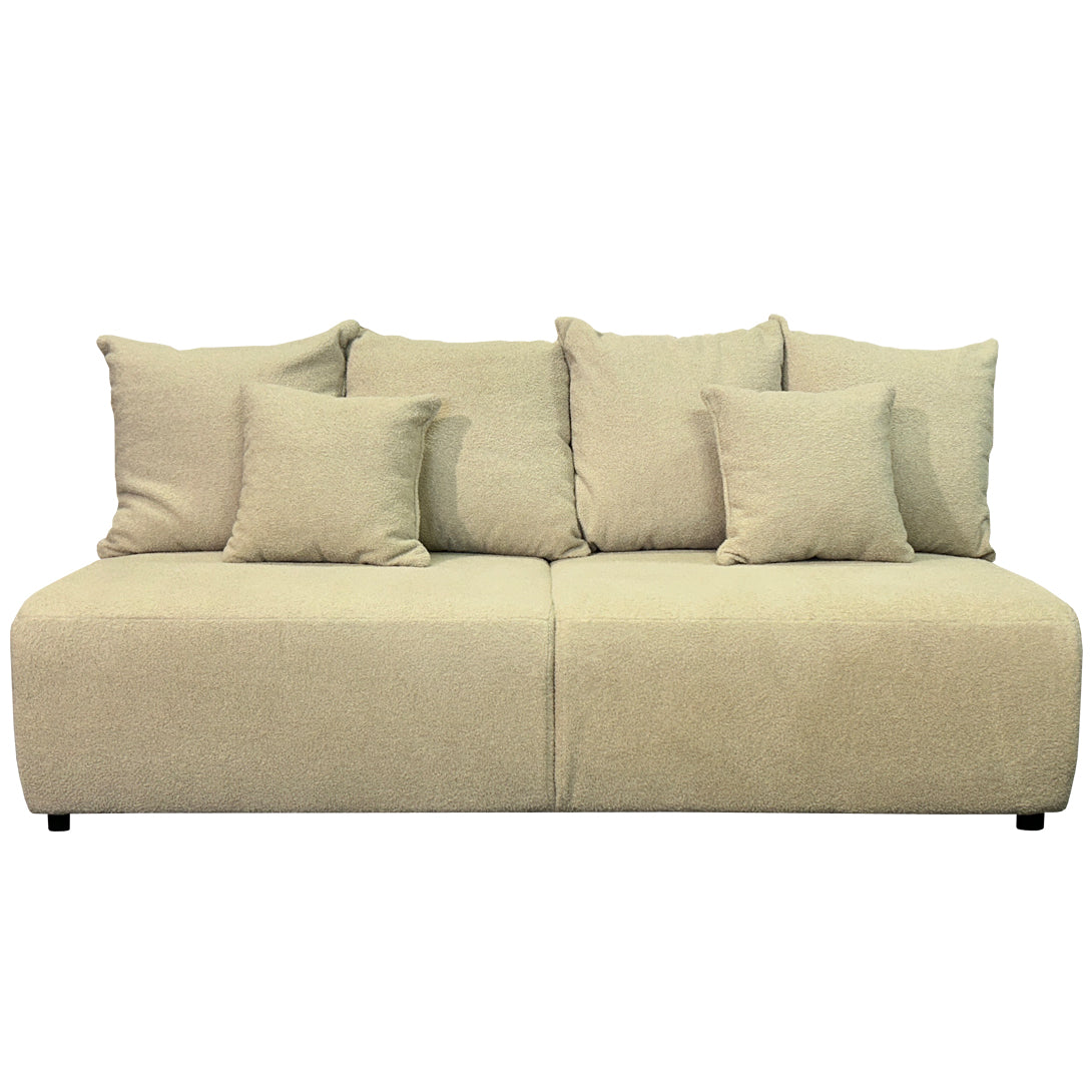 Schlafsofa im Bouclé