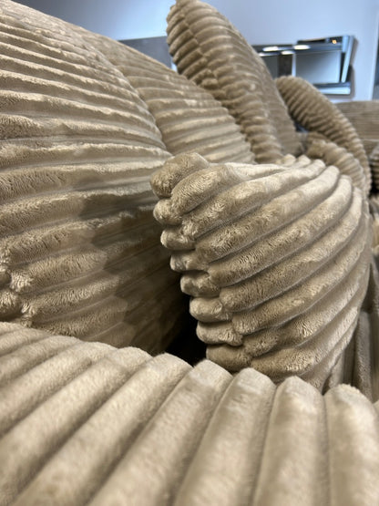 Polsterecke mit Bett, Bettkasten, Cord-XXL