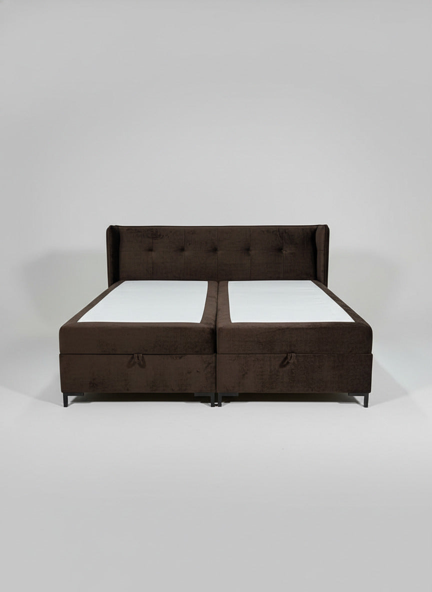 Boxspringbett – 200 x 200 cm mit Bettkasten