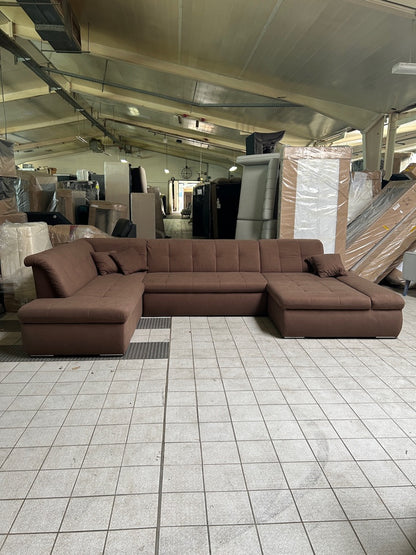 XXL-Wohnlandschaft in U-Form – Stylischer Platzwunder-Preishit