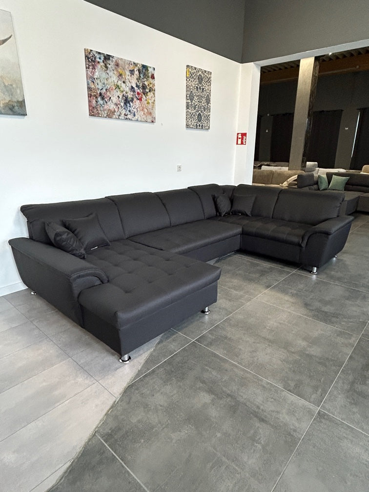 XXL-Wohnlandschaft – Graphite-Design & Bester Sitzkomfort im Sale