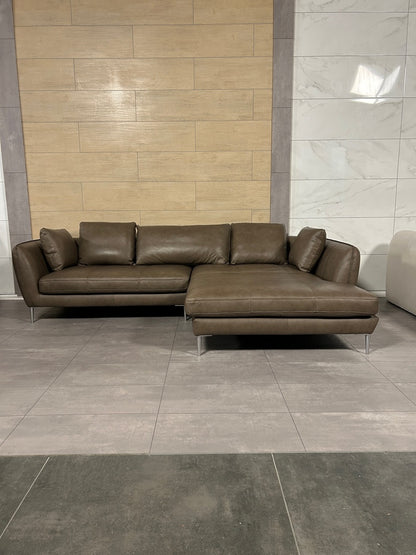 Designer Polsterecke – Echtleder