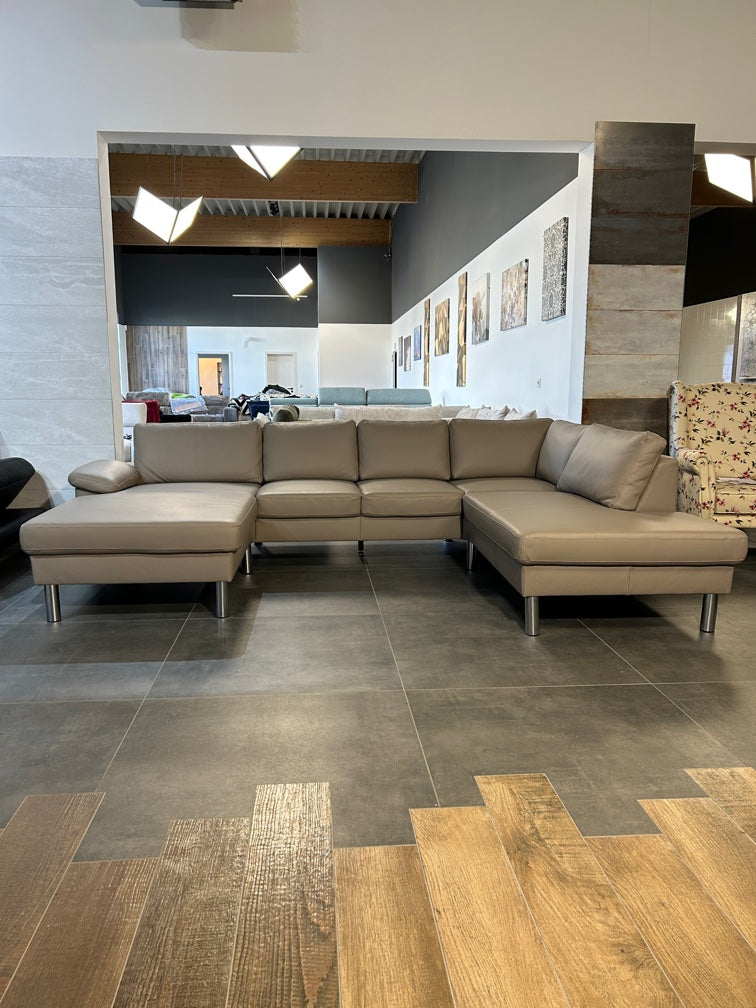 CARINA Echtleder-Wohnlandschaft