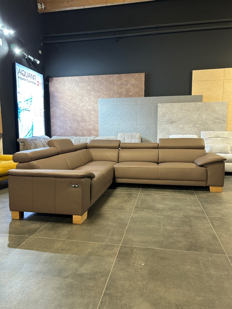 Carina Premium-Polsterecke – Luxus in Echtleder