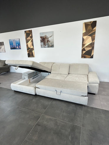 Ergonomische Luxus-Polsterecke – Innovativer Komfort mit Sitztiefenverstellung