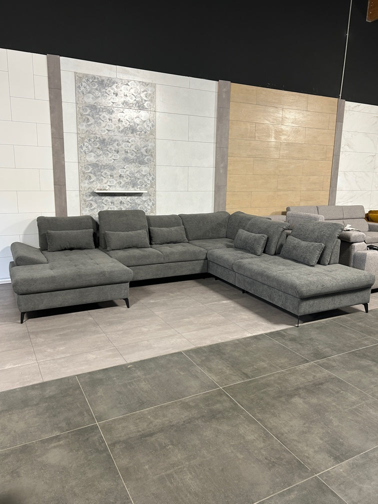 XXL-Wohlfühl-Oase – Luxus-Wohnlandschaft in Grau