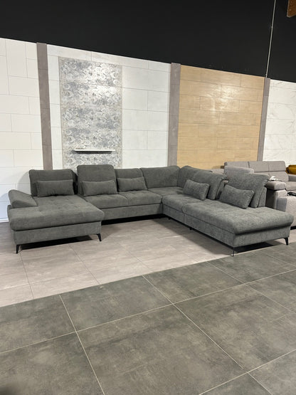 XXL-Wohlfühl-Oase – Luxus-Wohnlandschaft in Grau