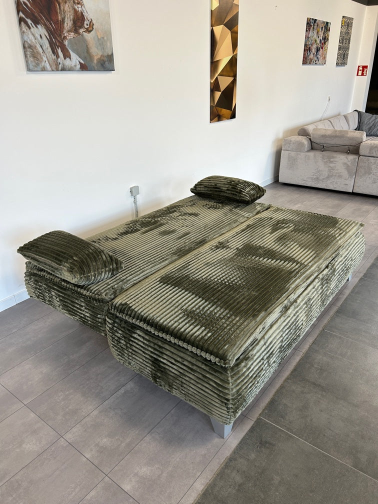 Multifunktionales Cord-Schlafsofa – Smarter Komfort mit Stauraum