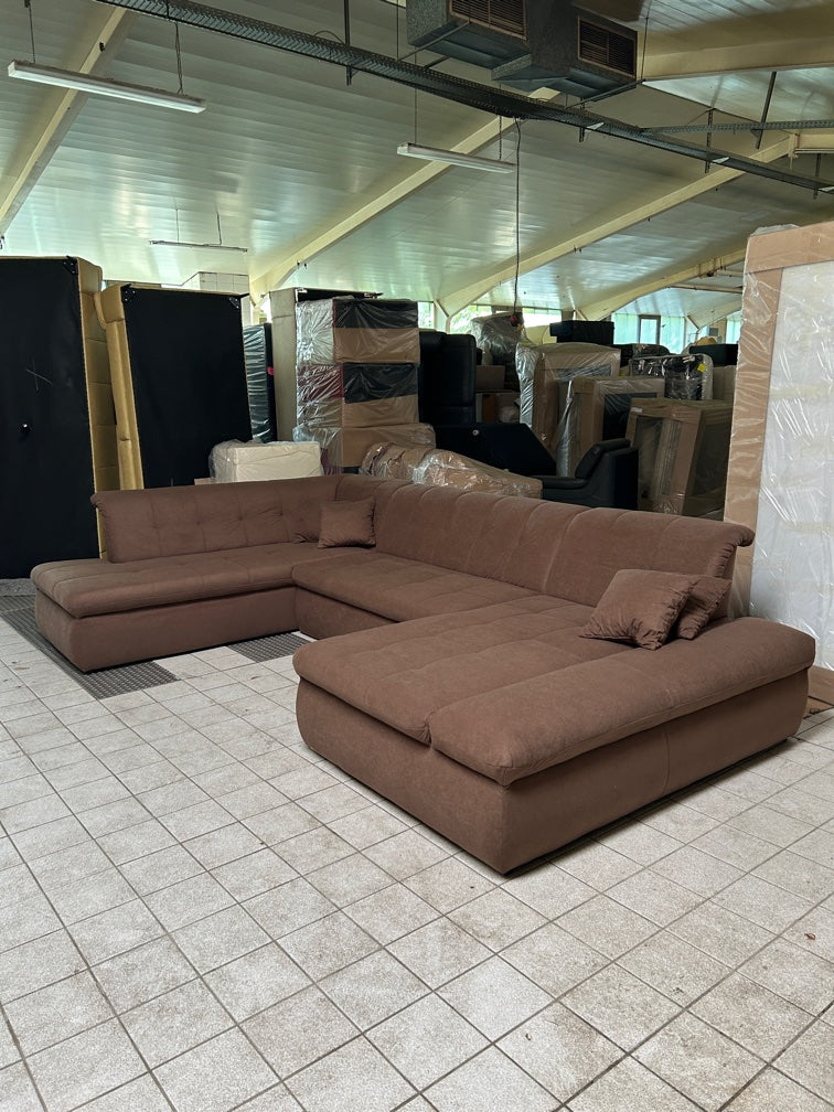 XXL-Wohnlandschaft in U-Form – Stylischer Platzwunder-Preishit