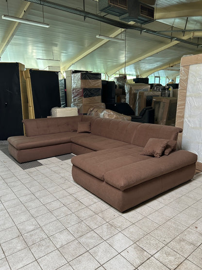 XXL-Wohnlandschaft in U-Form – Stylischer Platzwunder-Preishit