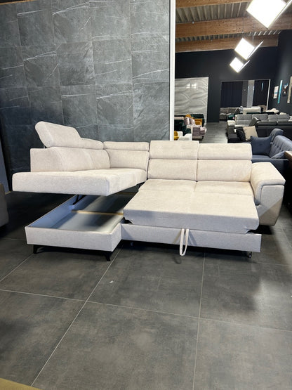 Polsterecke mit Bett und Bettkasten, Wasserfest