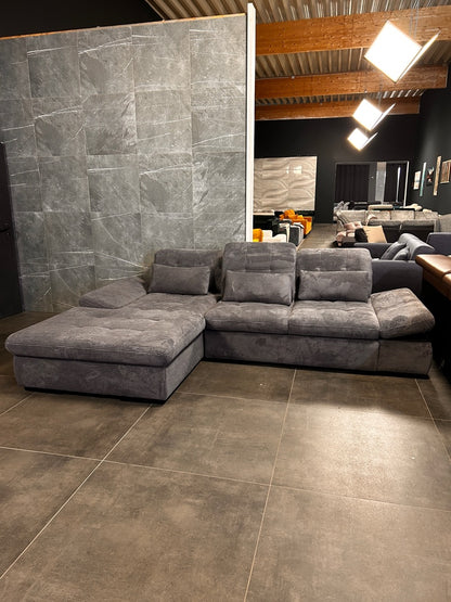 Polsterecke mit Bett und Rückenverstellung