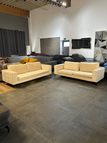 3+3 Sitzer in Beige