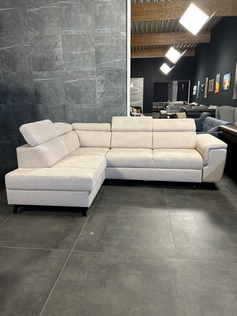 Polsterecke mit Bett und Bettkasten, Wasserfest