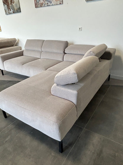 Pflegestarke Design-Polsterecke – Sorgloser Komfort in Easy-Care-Struktur