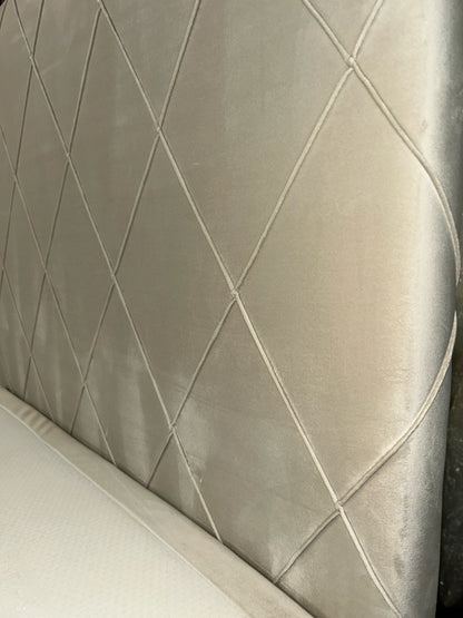 Boxspringbett – 180 x 200 cm, Samt Beige