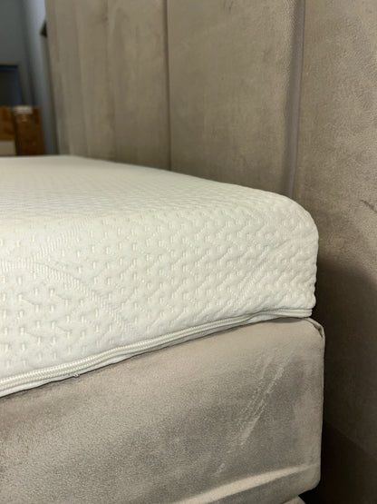 Luxus Boxspringbett 140 x 200 cm – Härtegrad H4