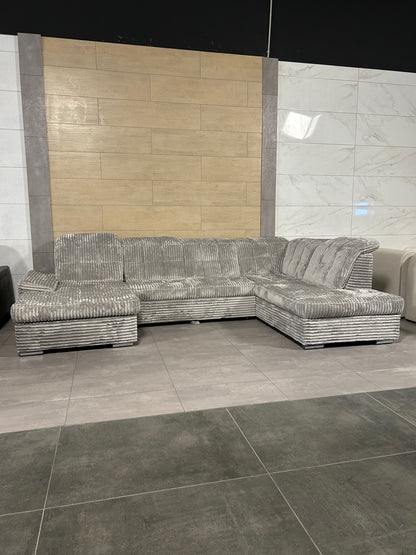 Wohnlandschaft mit Bett & Bettkasten