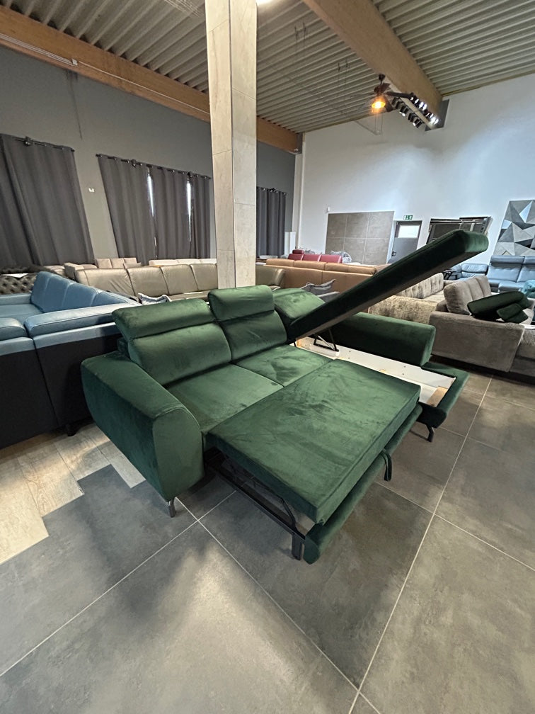 Moderne Polsterecke, Bett, Bettkasten