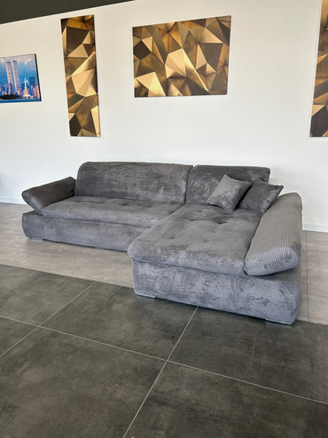 Polsterecke – Modern, gemütlich & funktional im trendigen Cord-Design
