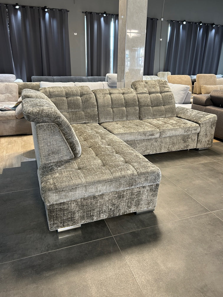 Chenille-Polsterecke – Moderner Komfort & Clever Multi-Funktional