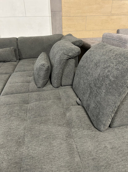 XXL-Wohlfühl-Oase – Luxus-Wohnlandschaft in Grau