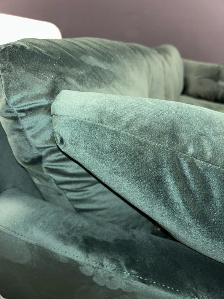 Sofa, Samt in 3 Farben