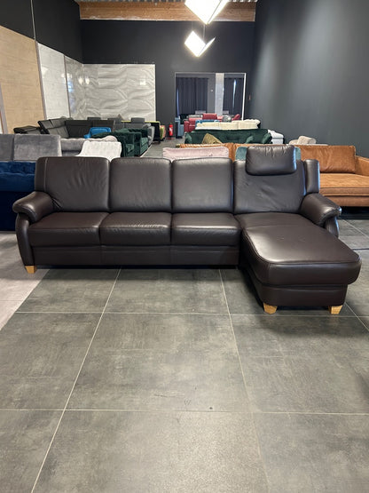 Ecksofa, Leder, Relax m. Motor