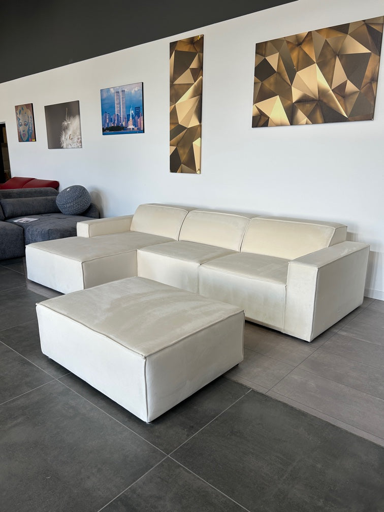 Micadoni Designer-Polsterecke – Edler Luxus mit XXL-Komfort