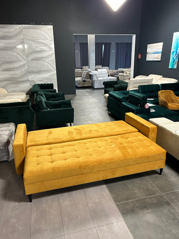 Schlafsofa – Komfort in Maisfarbe