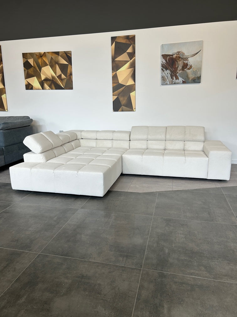 Designer-Ecksofa im XXL-Format – Echte Markenware im Trend-Look