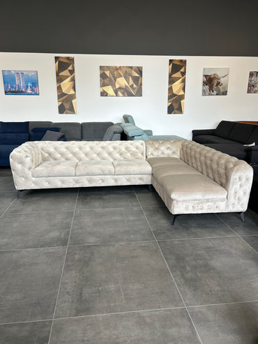 Chesterfield Ecksofa – Retrolook