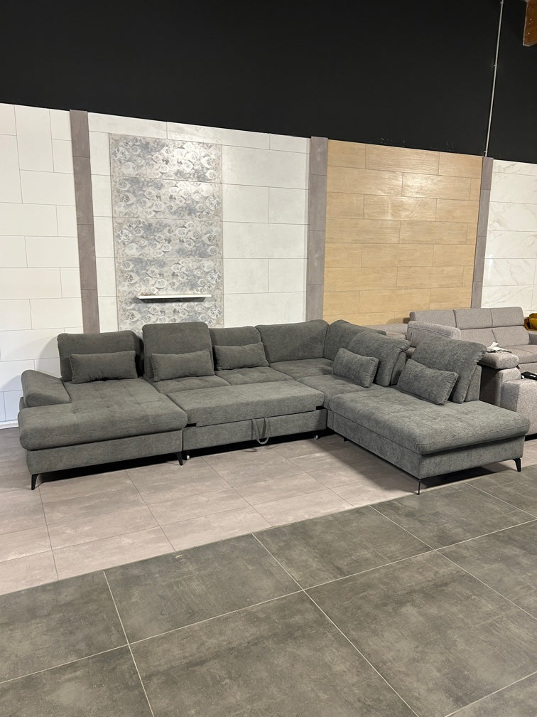 XXL-Wohlfühl-Oase – Luxus-Wohnlandschaft in Grau – Couch für Dich