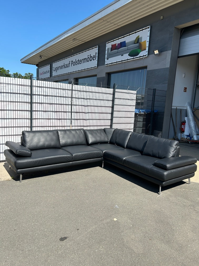 Ecksofa in Echtleder