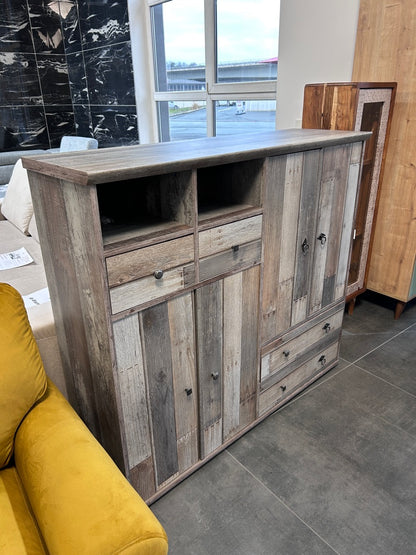 Vintage Schuhschrank – Rustikaler Driftwood-Style