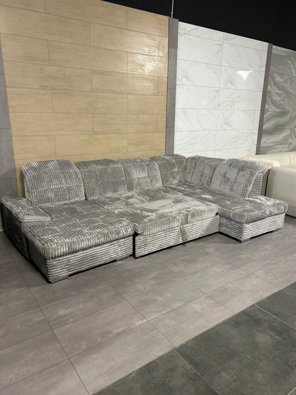 Wohnlandschaft mit Bett & Bettkasten