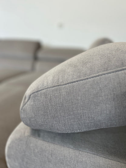 Pflegestarke Design-Polsterecke – Sorgloser Komfort in Easy-Care-Struktur