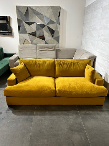 Sofa, Samt in 3 Farben