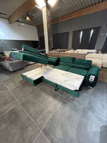 Multifunktionale Polsterecke – Bett, Bettkasten